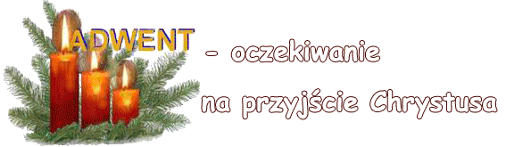 Adwent oczekiwanie na przyjście Chrystusa bez tła